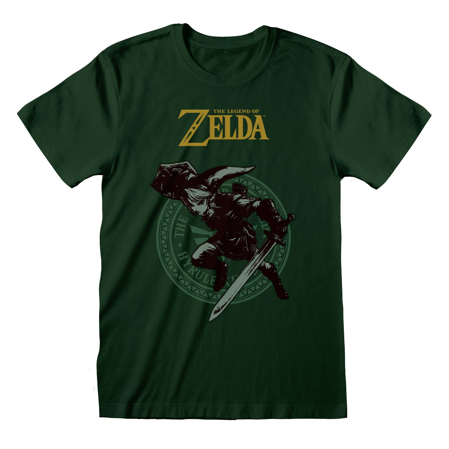 Nintendo Legend Of Zelda T-Shirt XXL Grün Unisex Link Pose