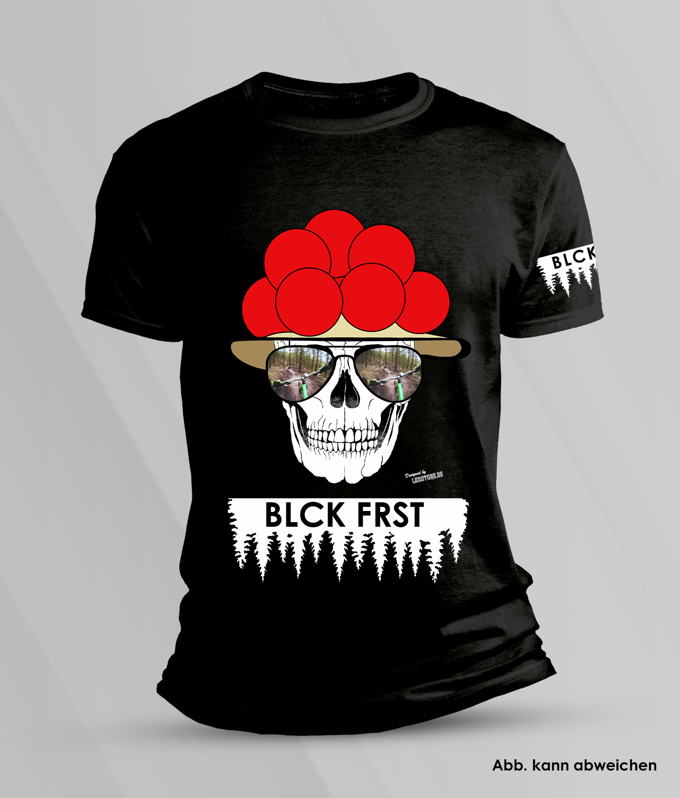 Blck Frst Downhill 3XL mit Ärmellogo, Shirt
