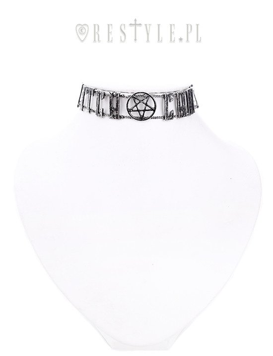 Restyle Witchcraft Silver Chain Chocker Silber