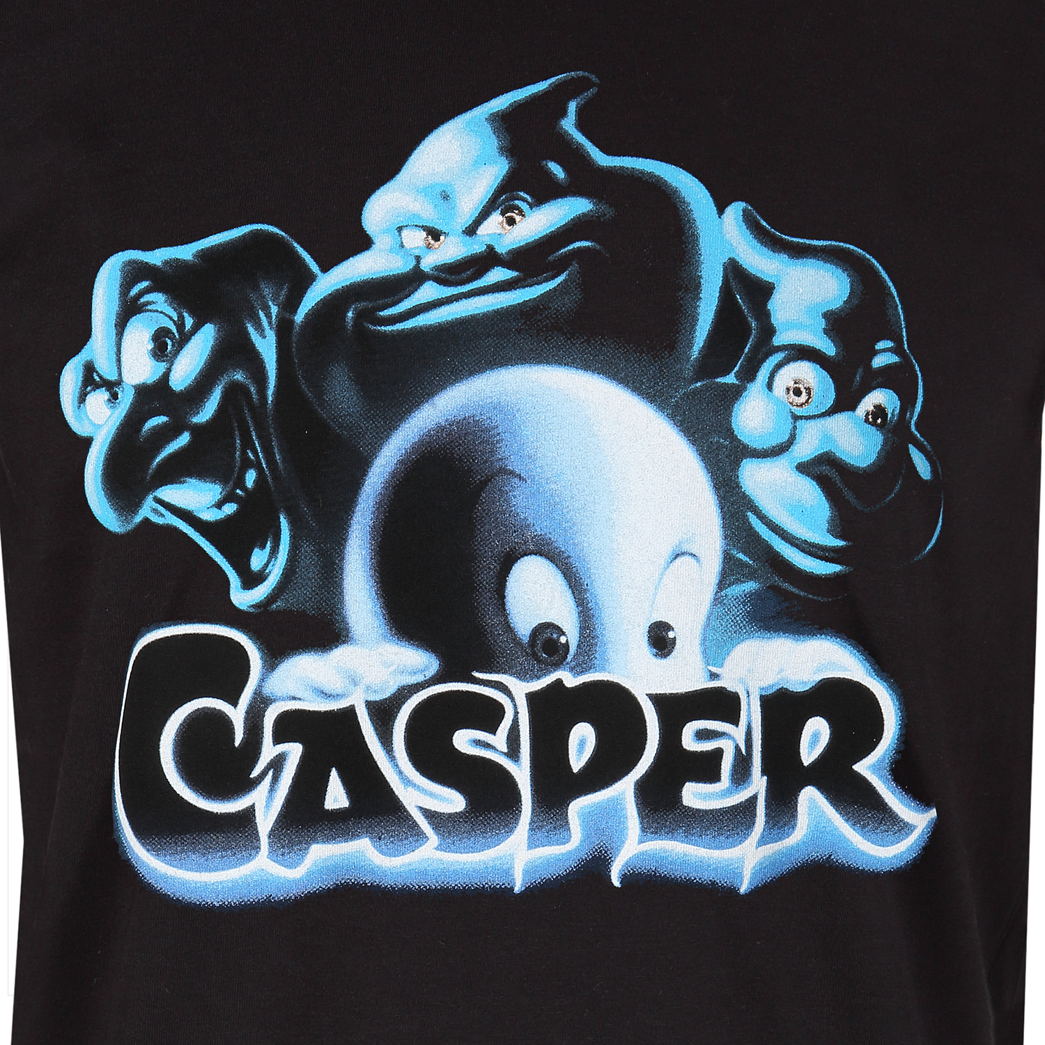 Casper T-Shirt  Schwarz Unisex Film Title Casper T-Shirt XXL Schwarz Unisex Film Title