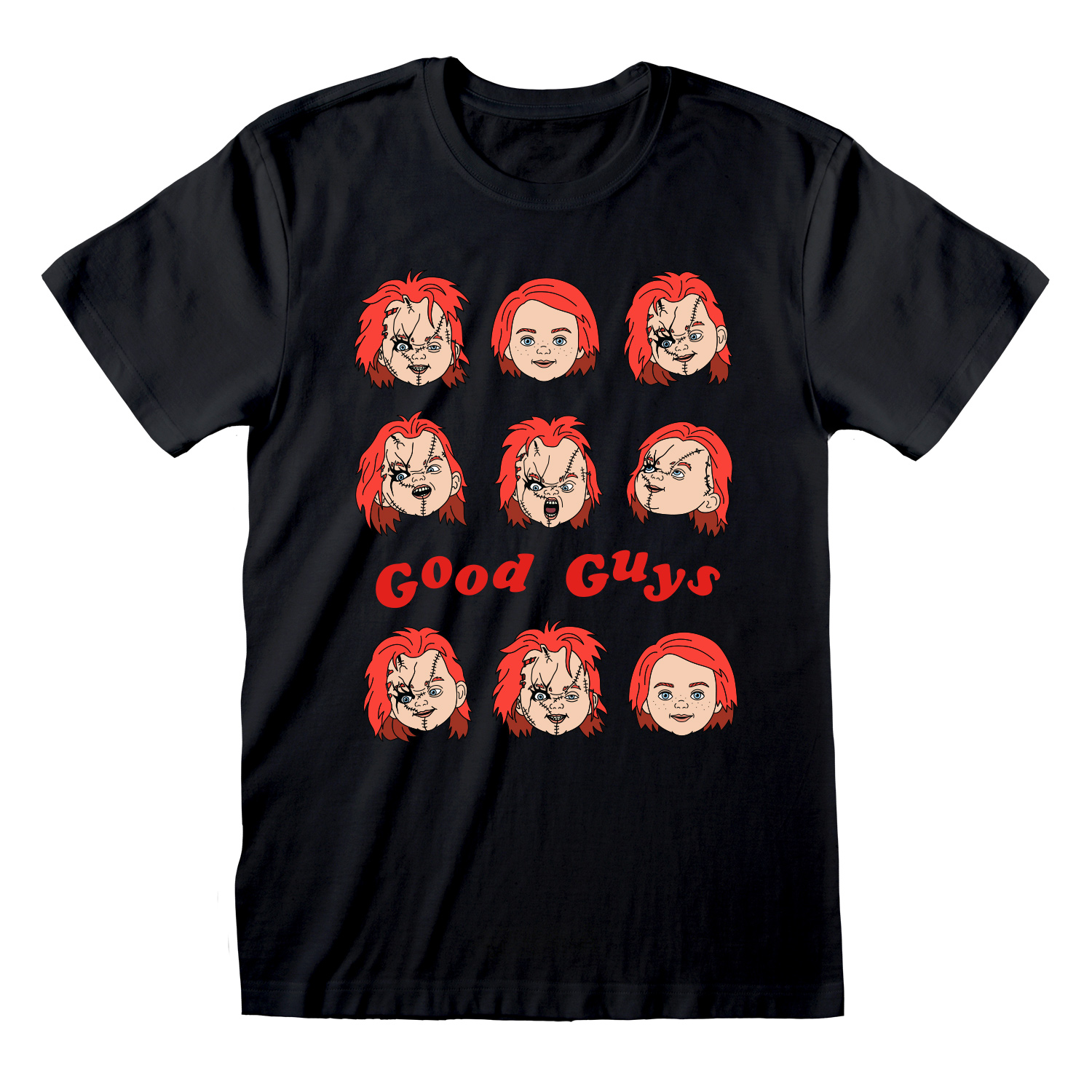 Child's Play T-Shirt S Schwarz Unisex Expressions Of Chucky