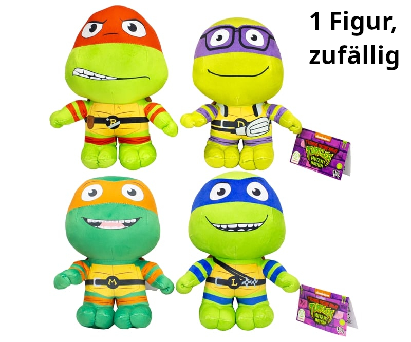 TMNT Plüschfiguren Lil Bodz sortiert