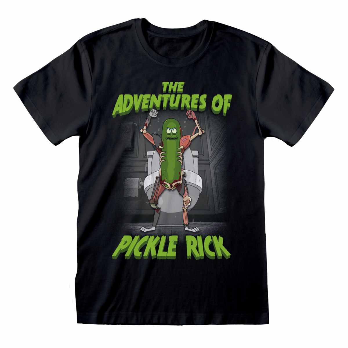 Rick And Morty T-Shirt XXL Schwarz Unisex Adventures of Pickle Rick