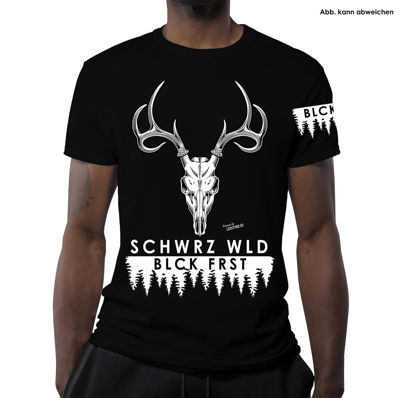 Blck Frst Schwrz Wld mit Ärmellogo, Shirt