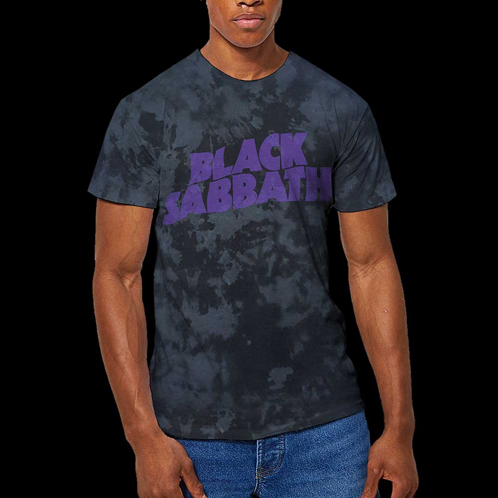 Black Sabbath T-shirt 3XL Wavy Logo Dip-Dye Schwarz