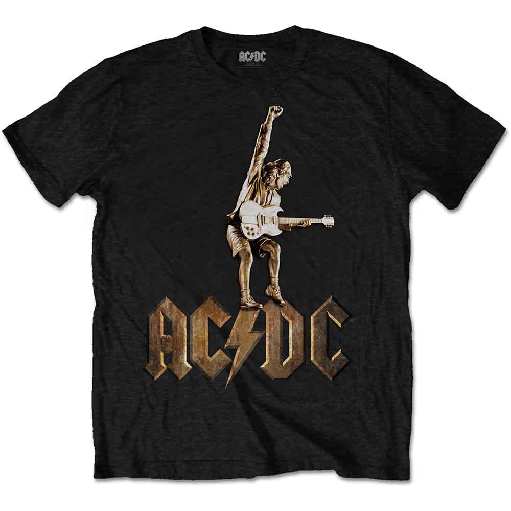 AC/DC T-Shirt XXL Schwarz Unisex Angus Statue