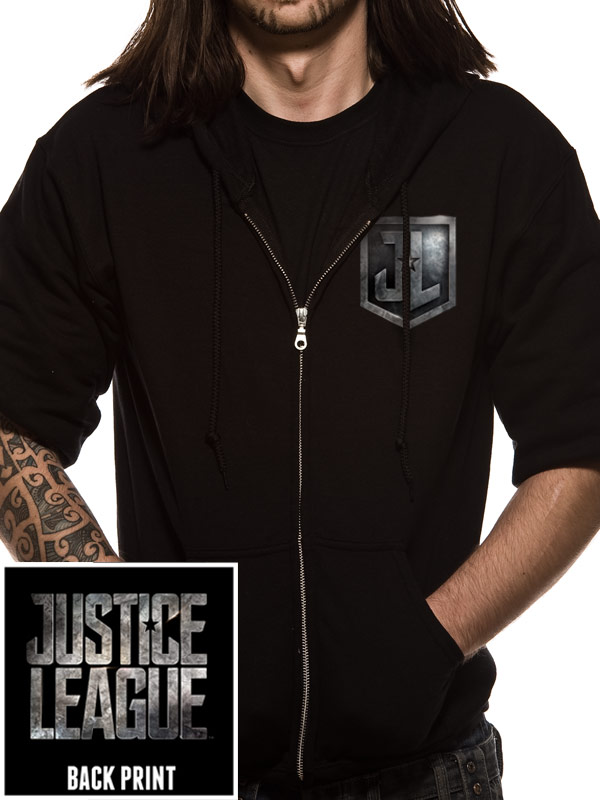 Justice League Movie Zip-Hoodie S Logo