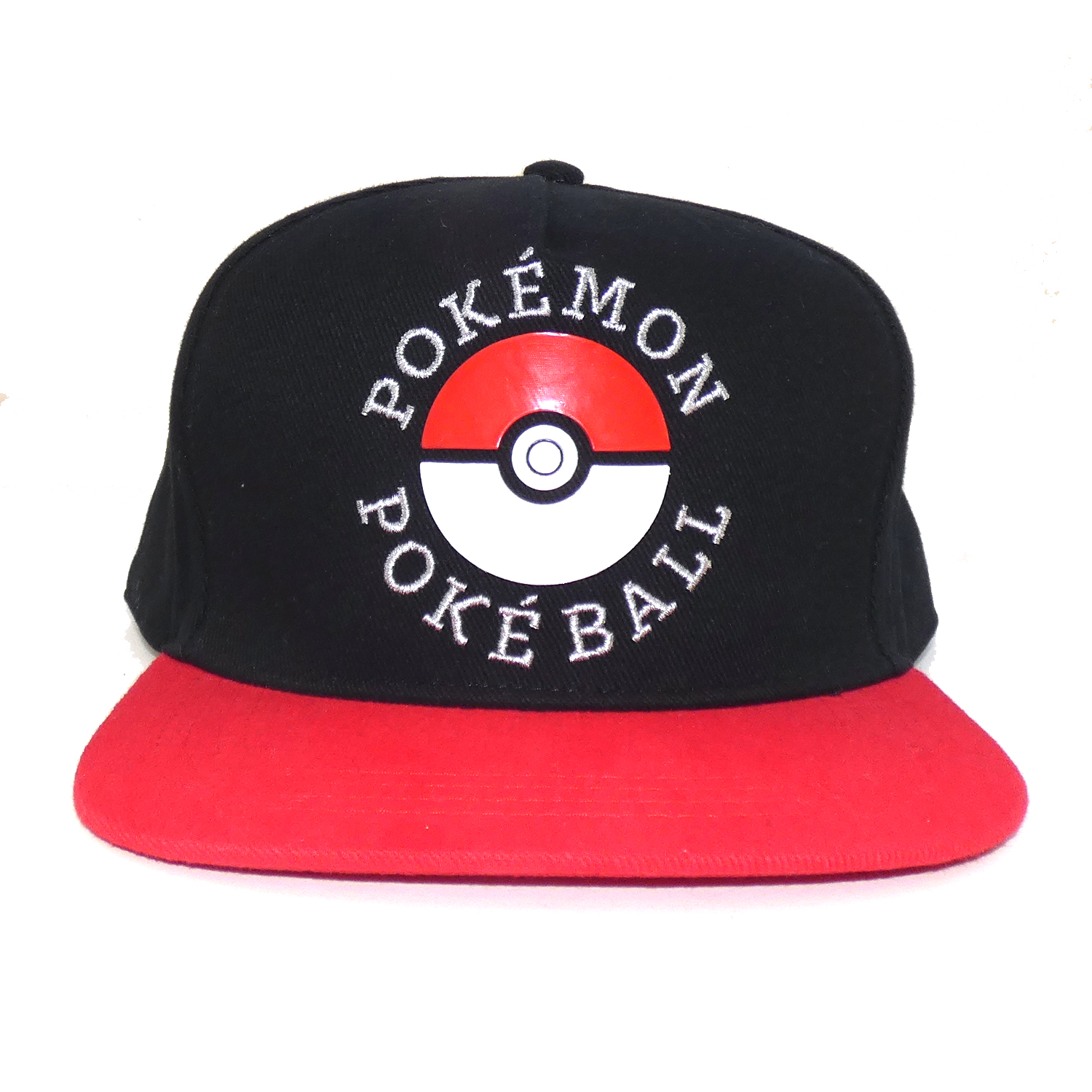 Pokemon Snapback Cap  Schwarz & Rot Trainer
