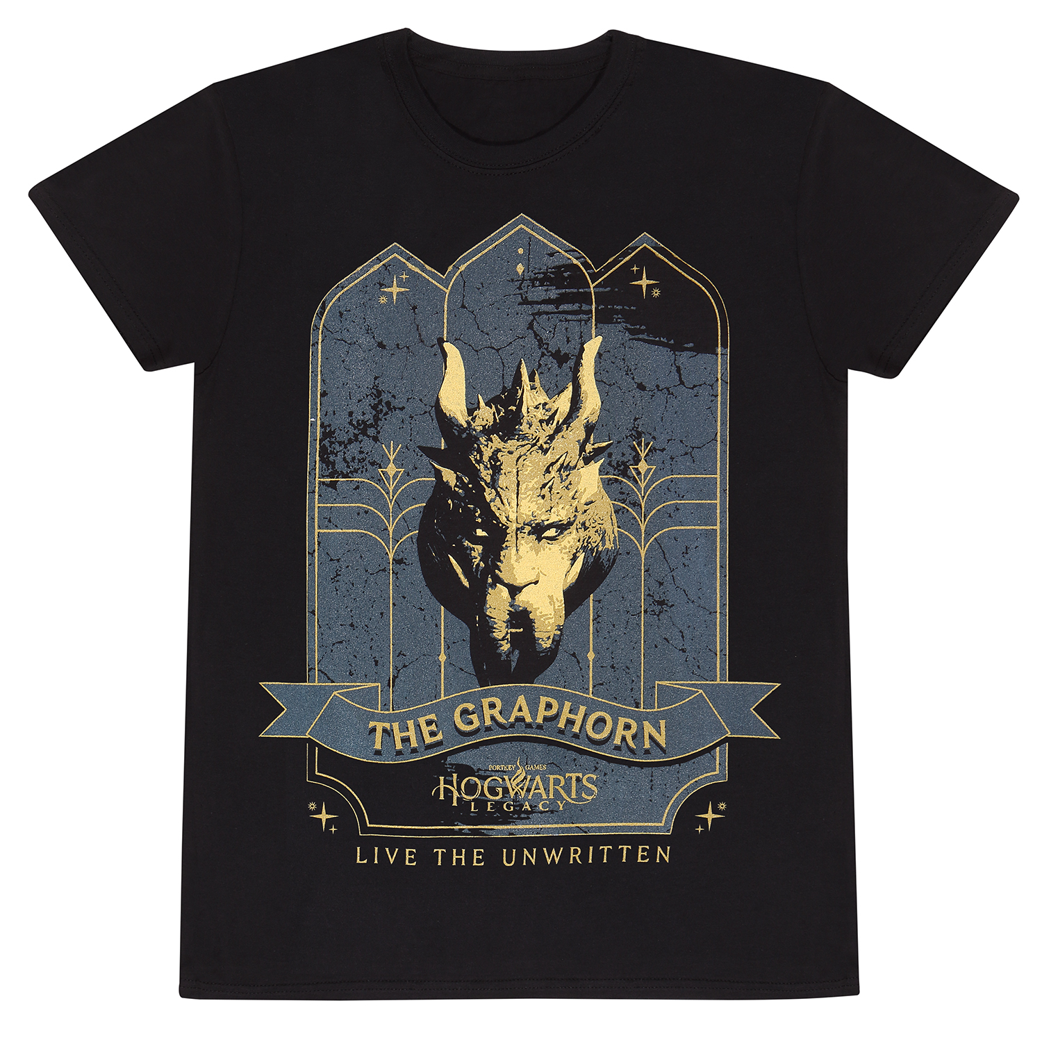 Hogwarts Legacy T-Shirt XXL Schwarz Unisex Graphorn