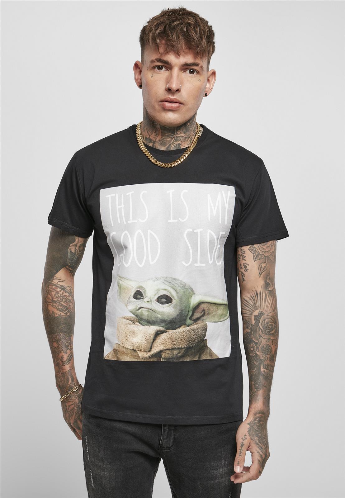 Baby Yoda Good Side Tee black XXL