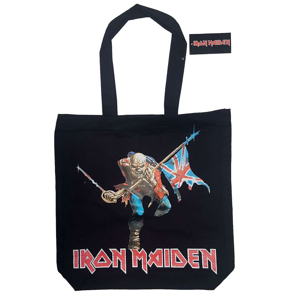 Iron Maiden Trooper Einkaufstasche mit Reißverschluss