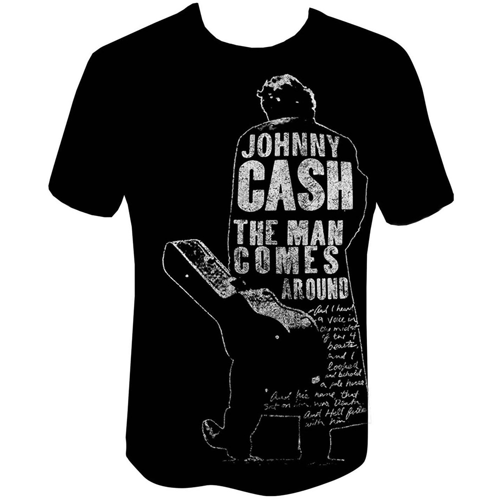 Johnny Cash Shirt 3XL Man comes around