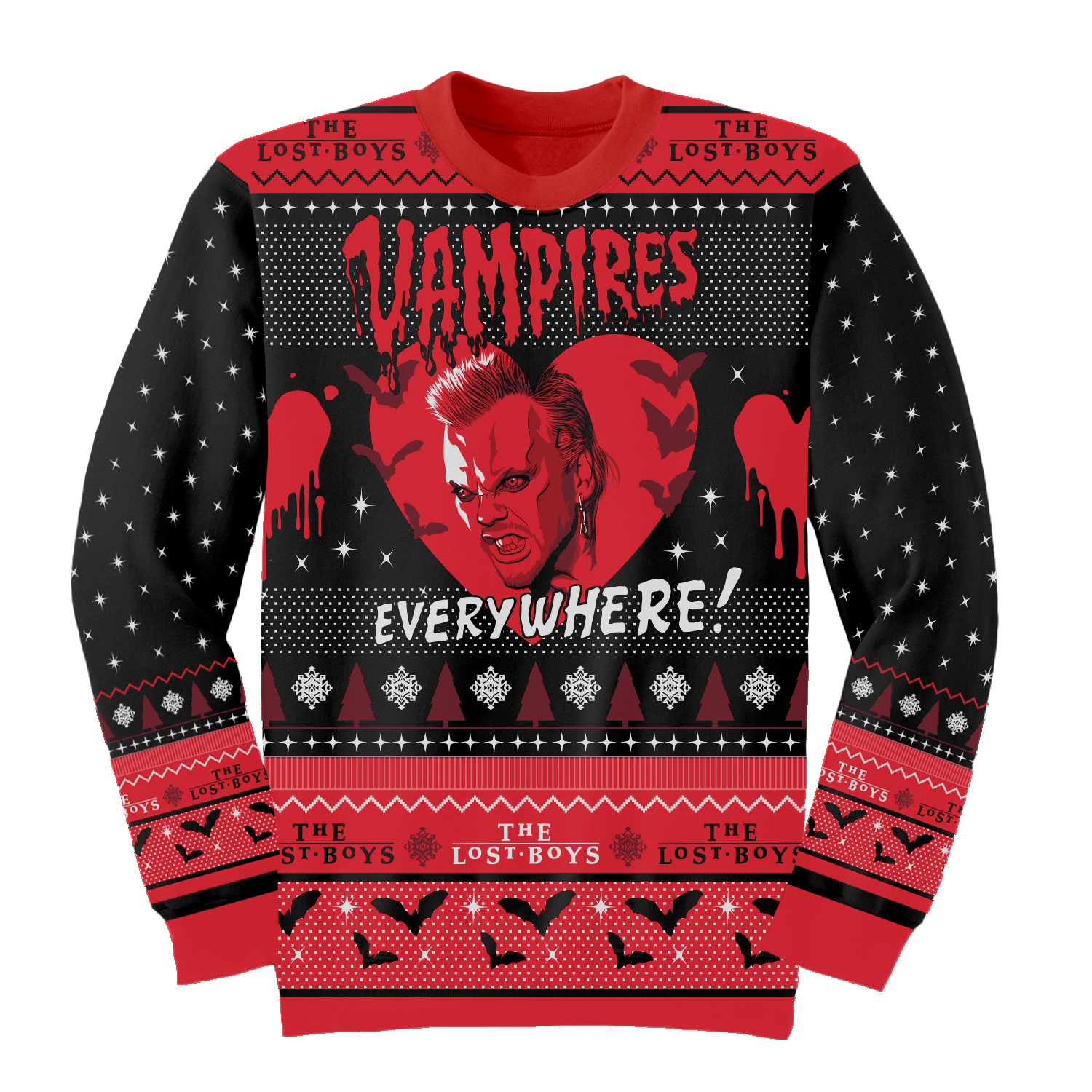 Lost Boys Strickpullover S Bunt Vampires Everywhere