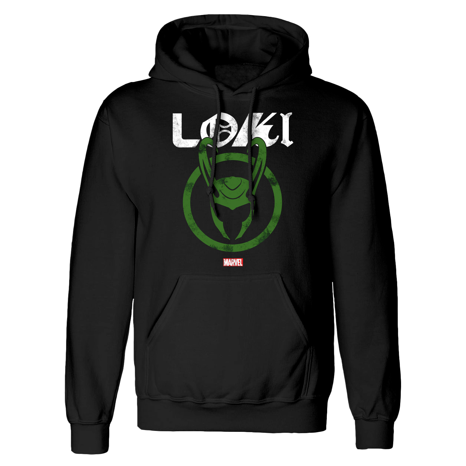 Marvel Studios Loki: Season 2 Hoodie S Schwarz Unisex Distressed Logo