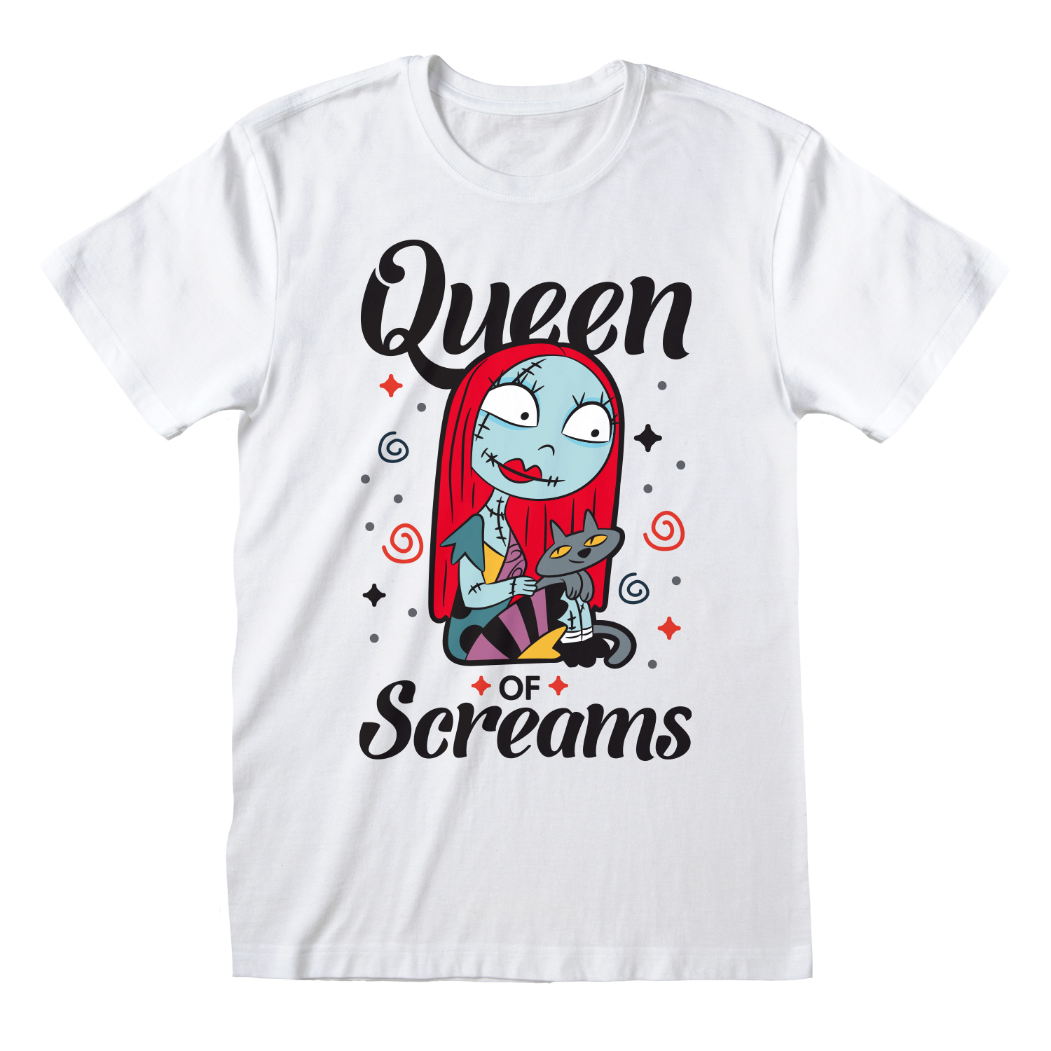 Nightmare Before Christmas T-Shirt XXL Weiß Unisex Queen Of Screams