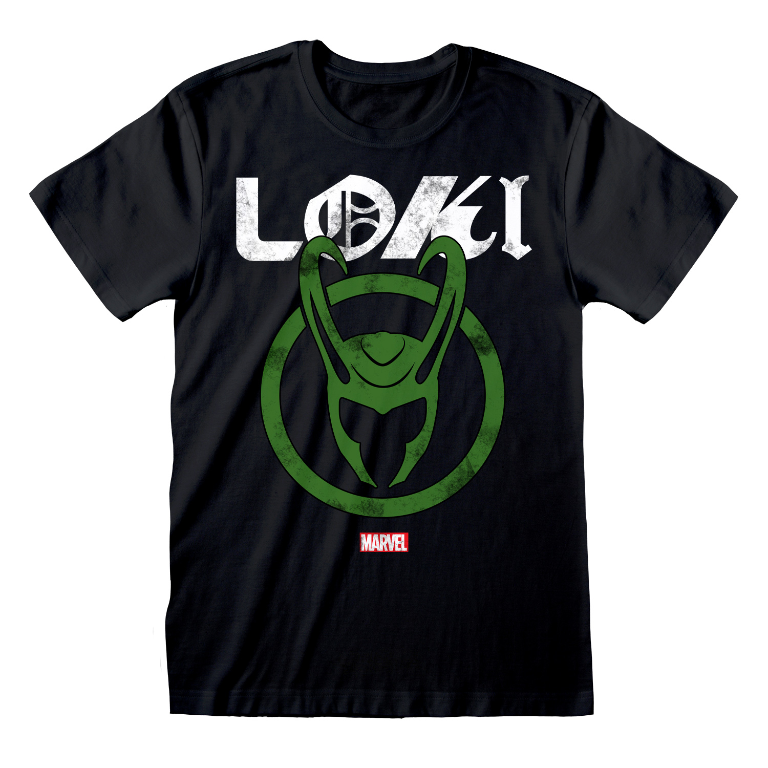 Marvel Studios Loki: Season 2 T-Shirt XL Schwarz Unisex Distressed Logo