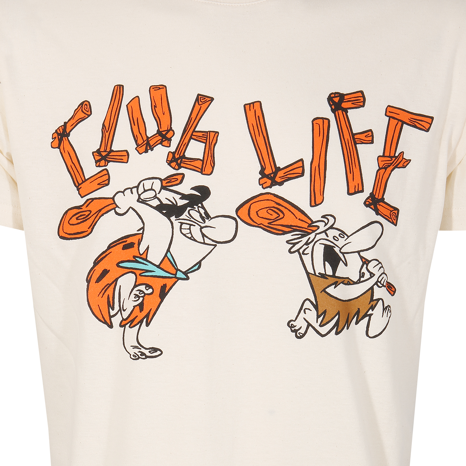 The Flintstones T-Shirt XXL Beige Unisex Club Life