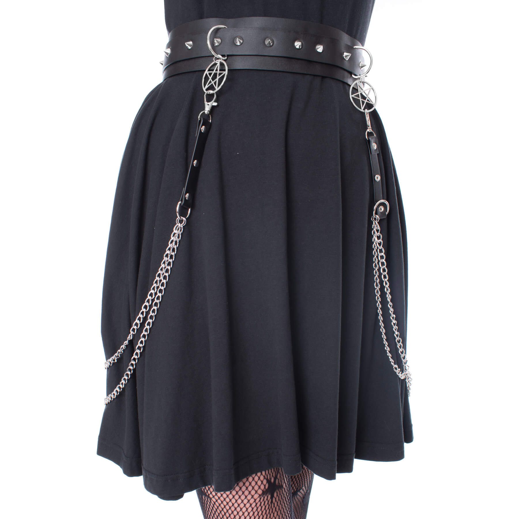 Heartless Gürtel XXL/3XL Schwarz Witchlock Belt