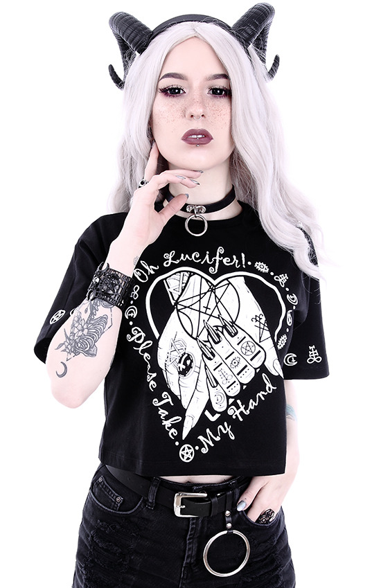 Restyle CropTop Oh Lucifer XXL