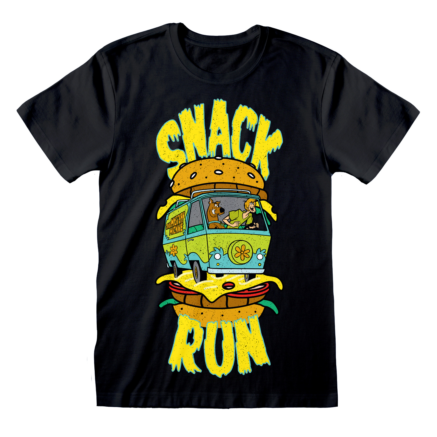 Scooby Doo T-Shirt M Schwarz Unisex Snack Run