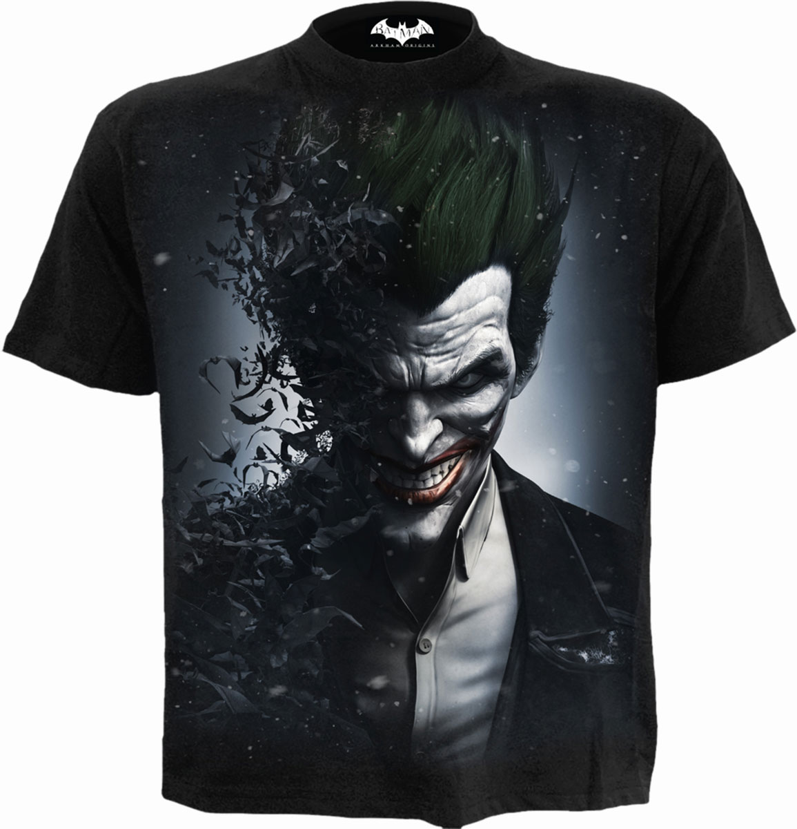 DC Joker T-Shirt 4XL Schwarz Unisex Arkham Origins