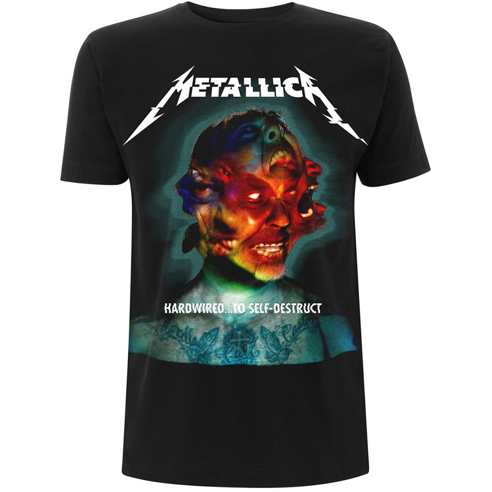 Metallica T-Shirt XXL Hardwired Album Cover Schwarz