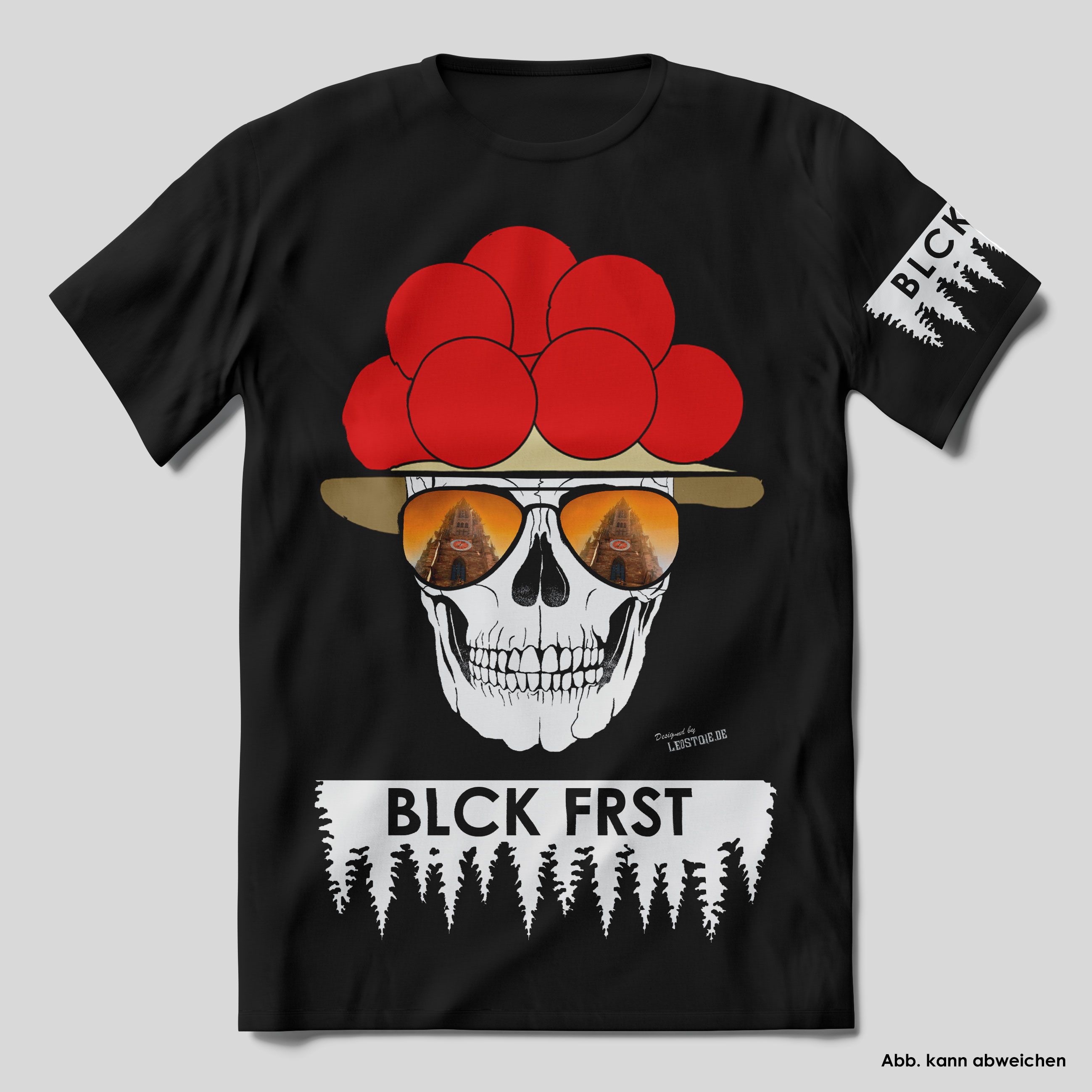 Blck Frst Morgenrot 3XL mit Ärmellogo, Shirt