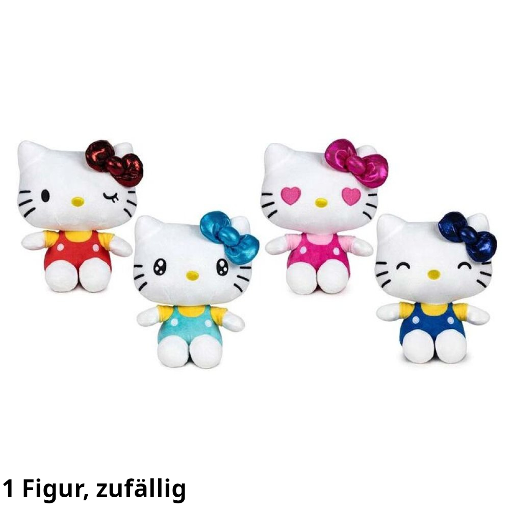 Hello Kitty Plüschfigur 22cm 50. Jahrestag sortiert 1 Stück