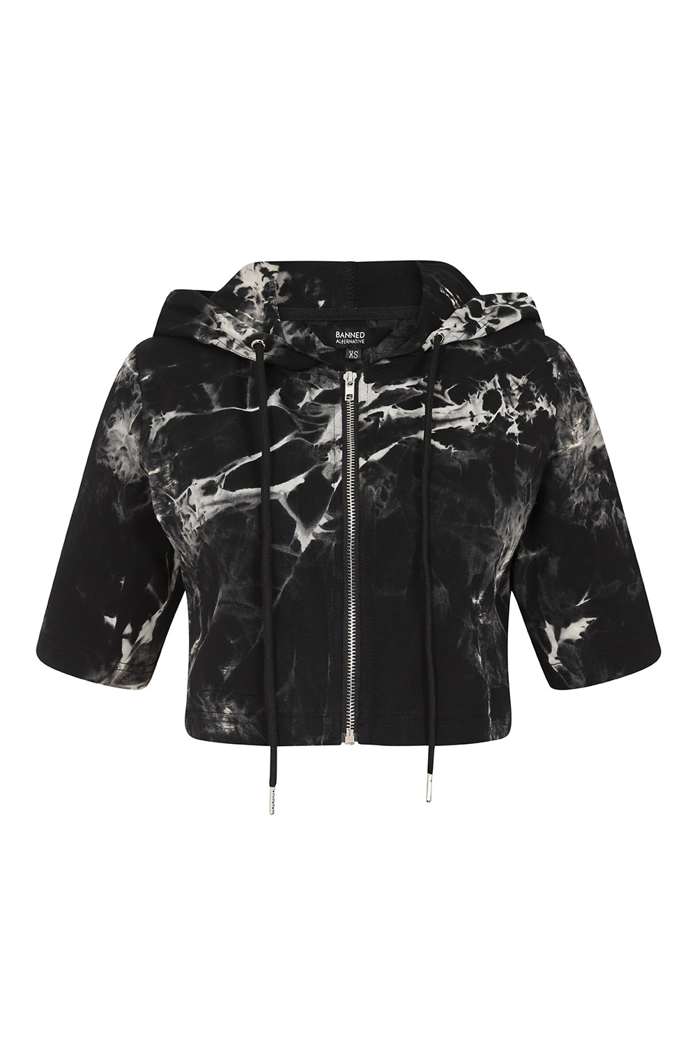 Banned Frauenhoodie XL Schwarz Wasteland