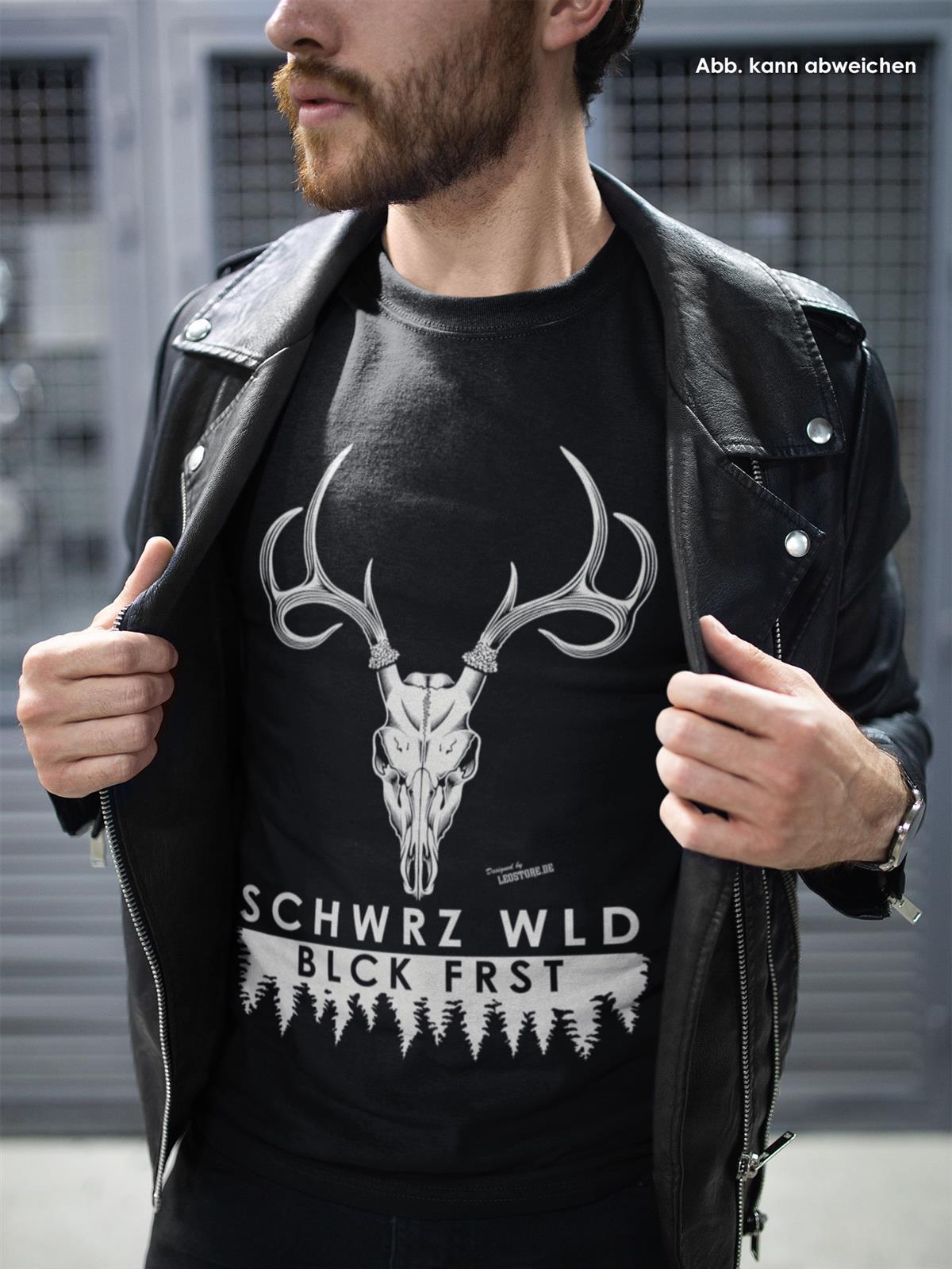Blck Frst Schwrz Wld mit Ärmellogo, Shirt