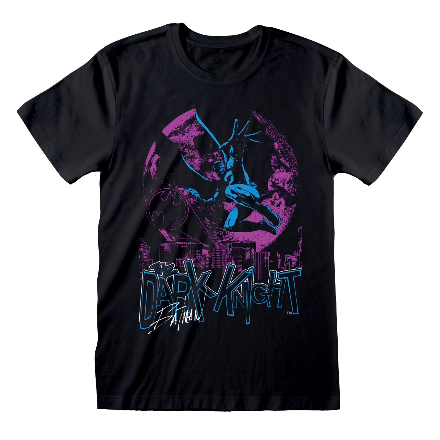 DC Comics Batman T-Shirt XXL Schwarz Unisex Dark Knight