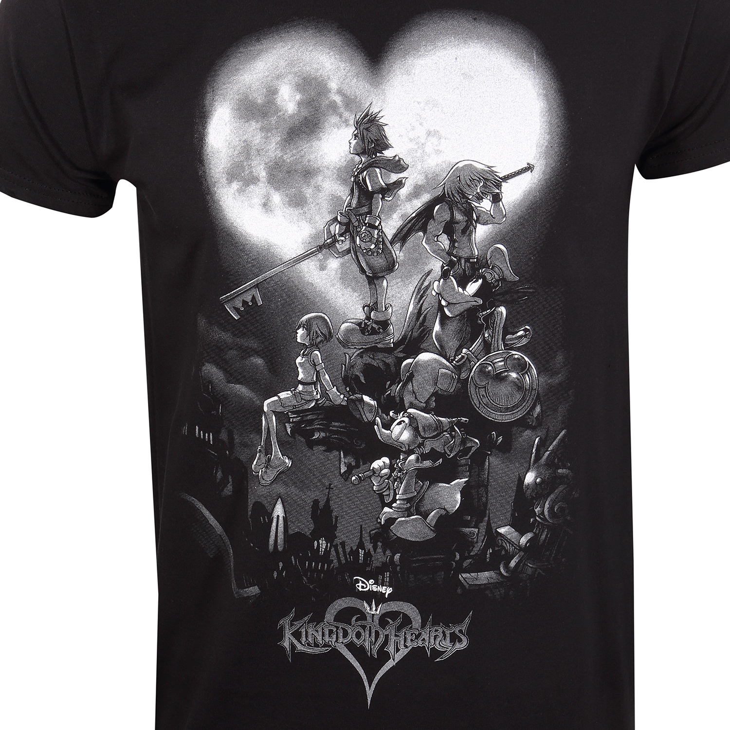 Disney Kingdom Hearts Kindershirt 12-13 Jahre Schwarz Unisex Poster