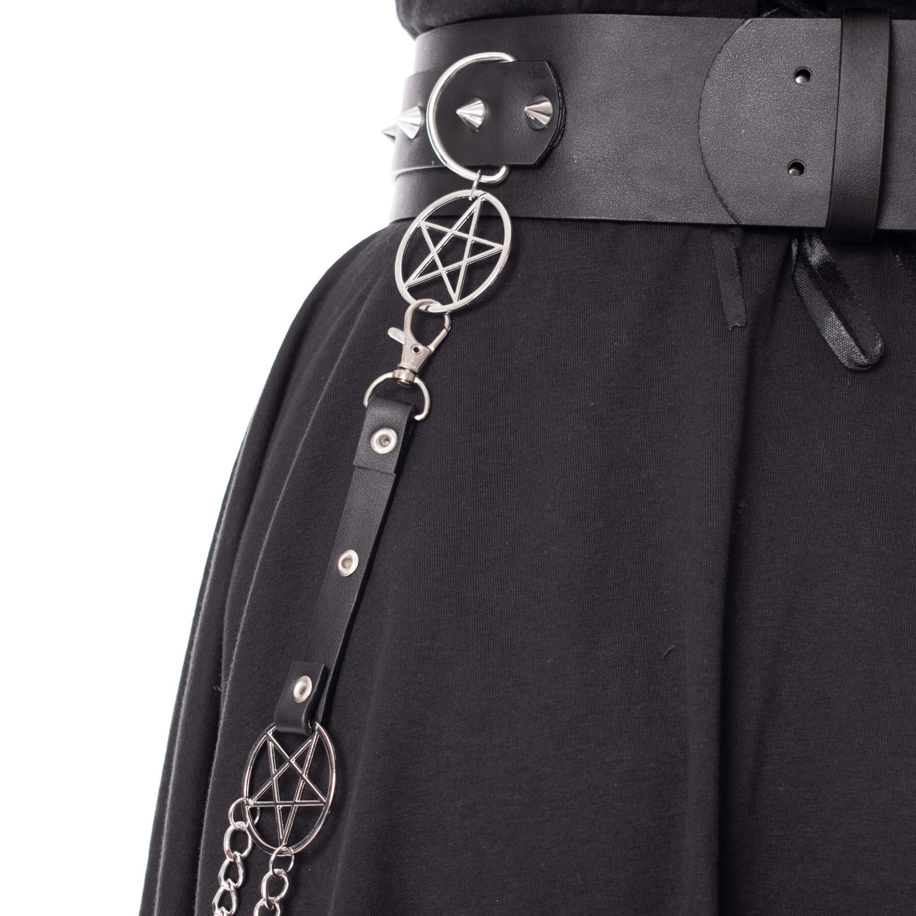 Heartless Gürtel XXL/3XL Schwarz Witchlock Belt