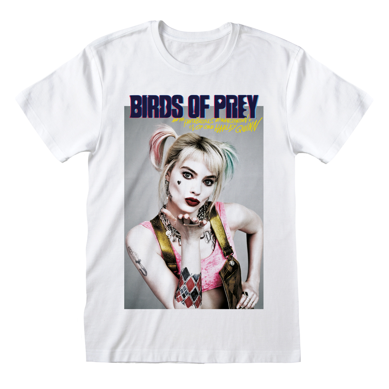 DC Birds Of Prey T-Shirt XXL Weiß Unisex Poster Style