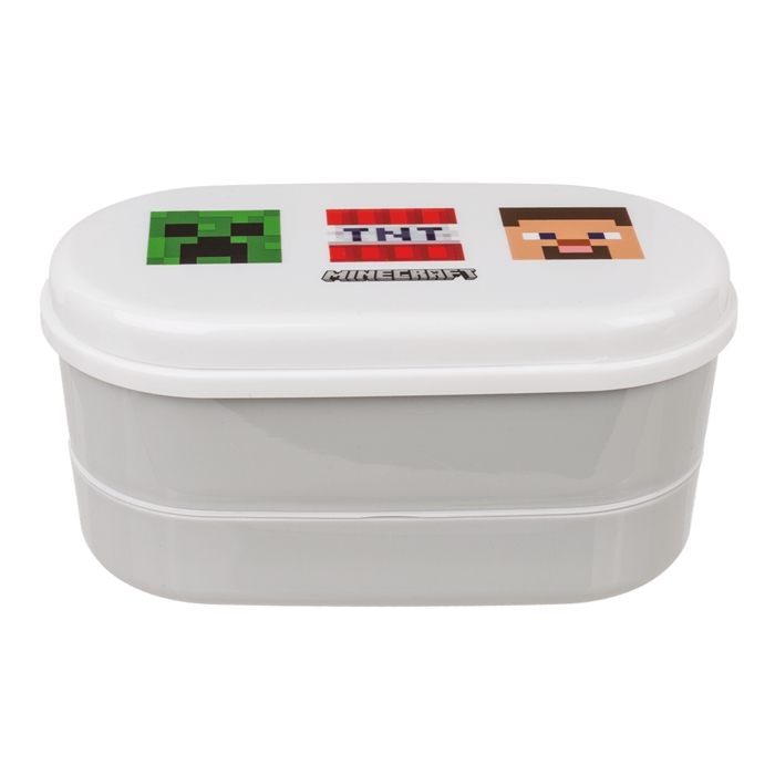 Minecraft Brotdose mit 2 Fächern