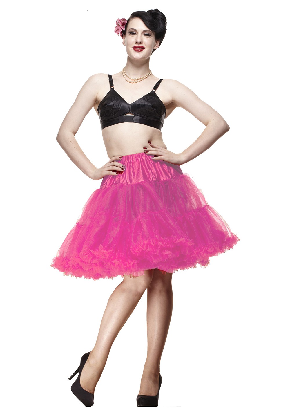 Hell Bunny Petticoat Pink kurz XS/M