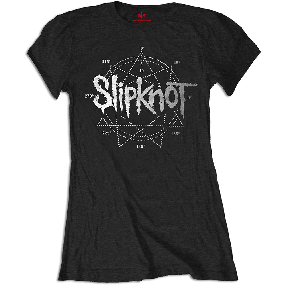 Slipknot Frauenshirt XXL Logo Star Diamante