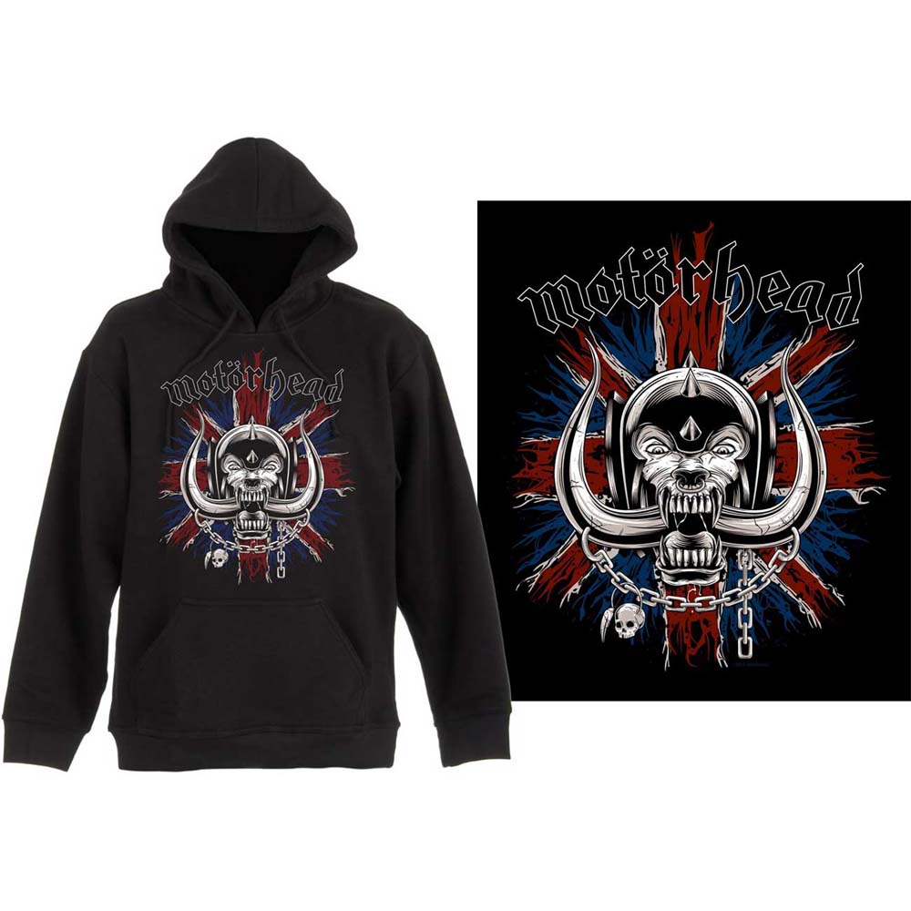 Motörhead Hoodie S Britisch Warpig Schwarz