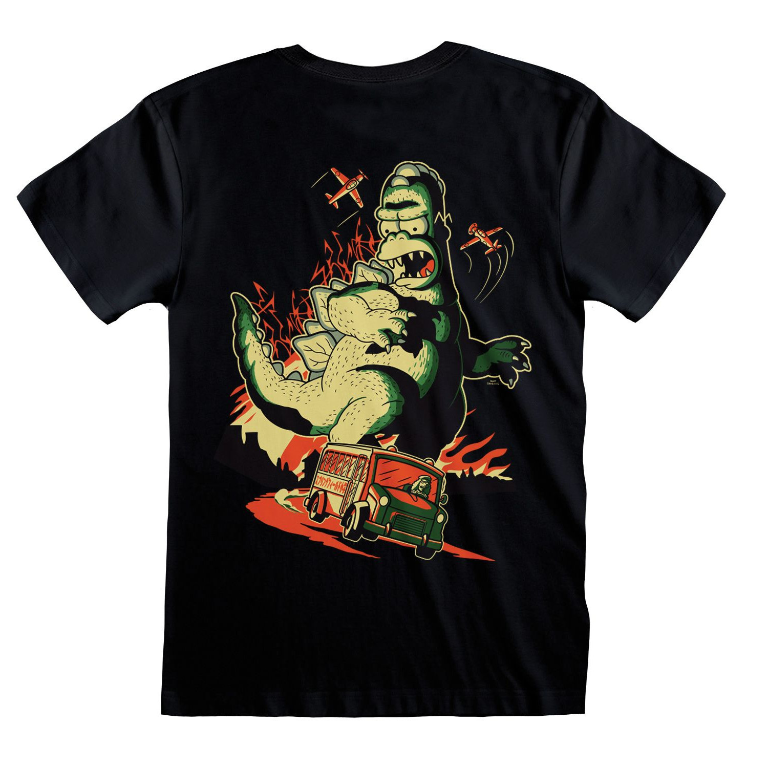 The Simpsons T-Shirt XXL Schwarz Unisex Homerzilla