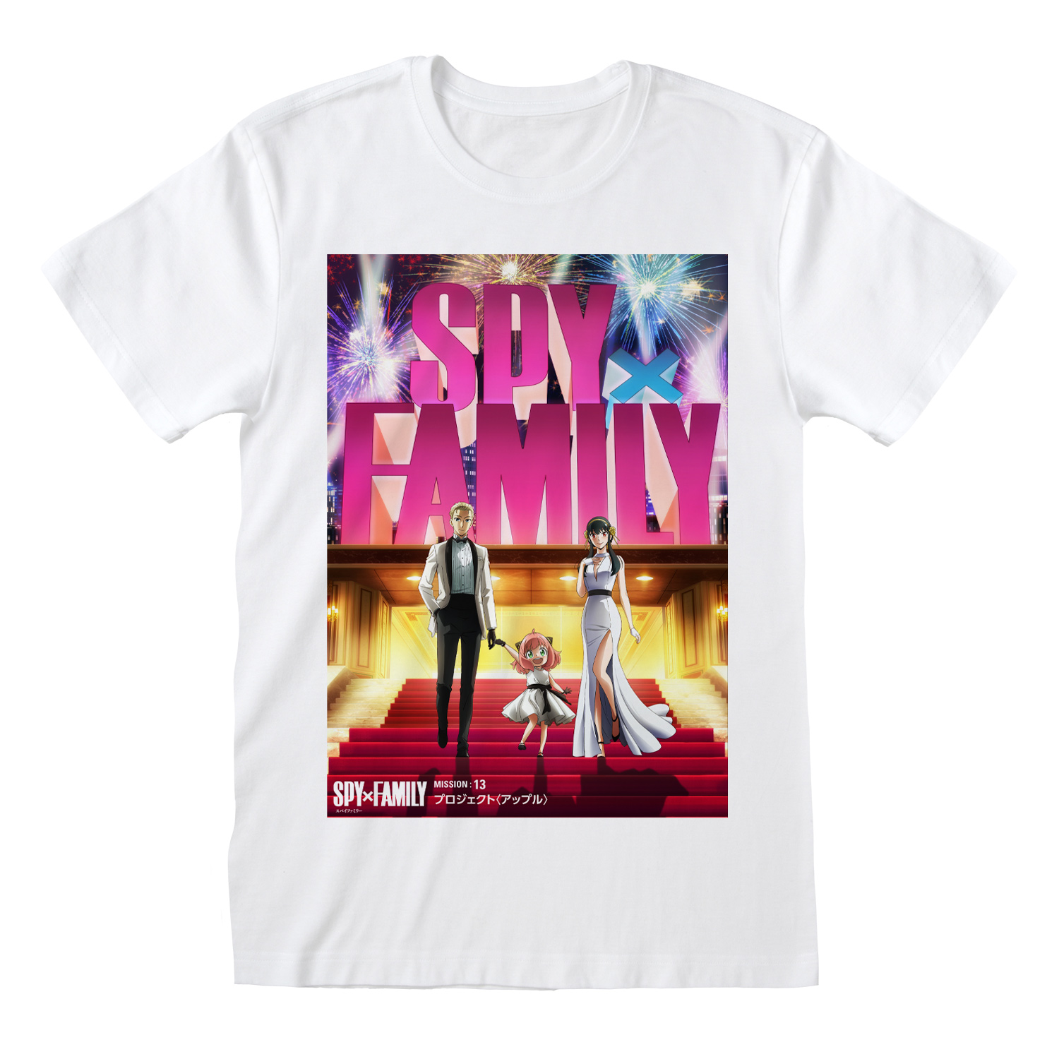 Spy x Family T-Shirt XL Weiß Unisex Opening Night