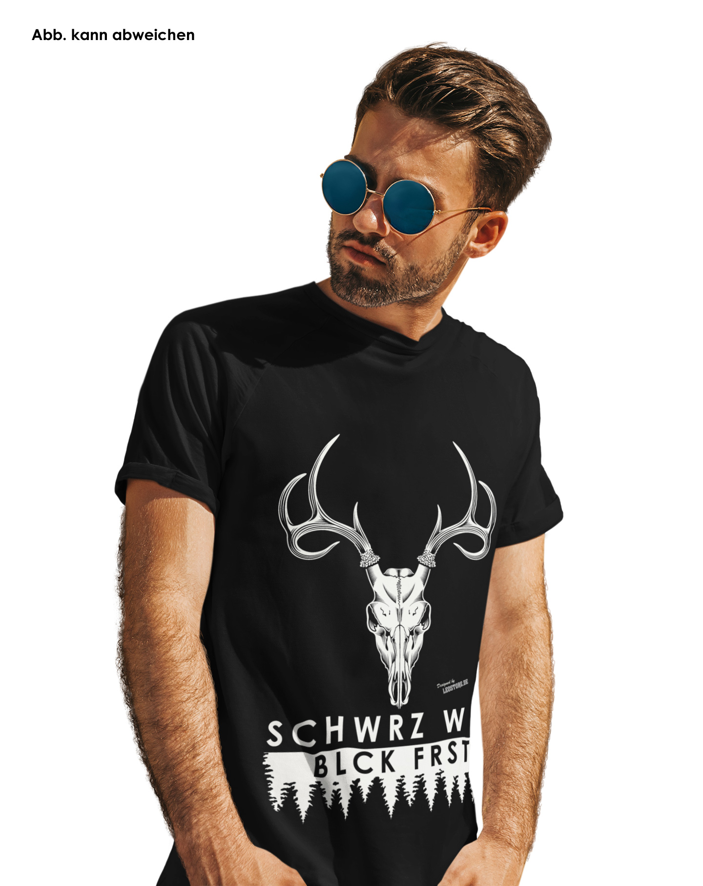 Blck Frst Schwrz Wld mit Ärmellogo, Shirt
