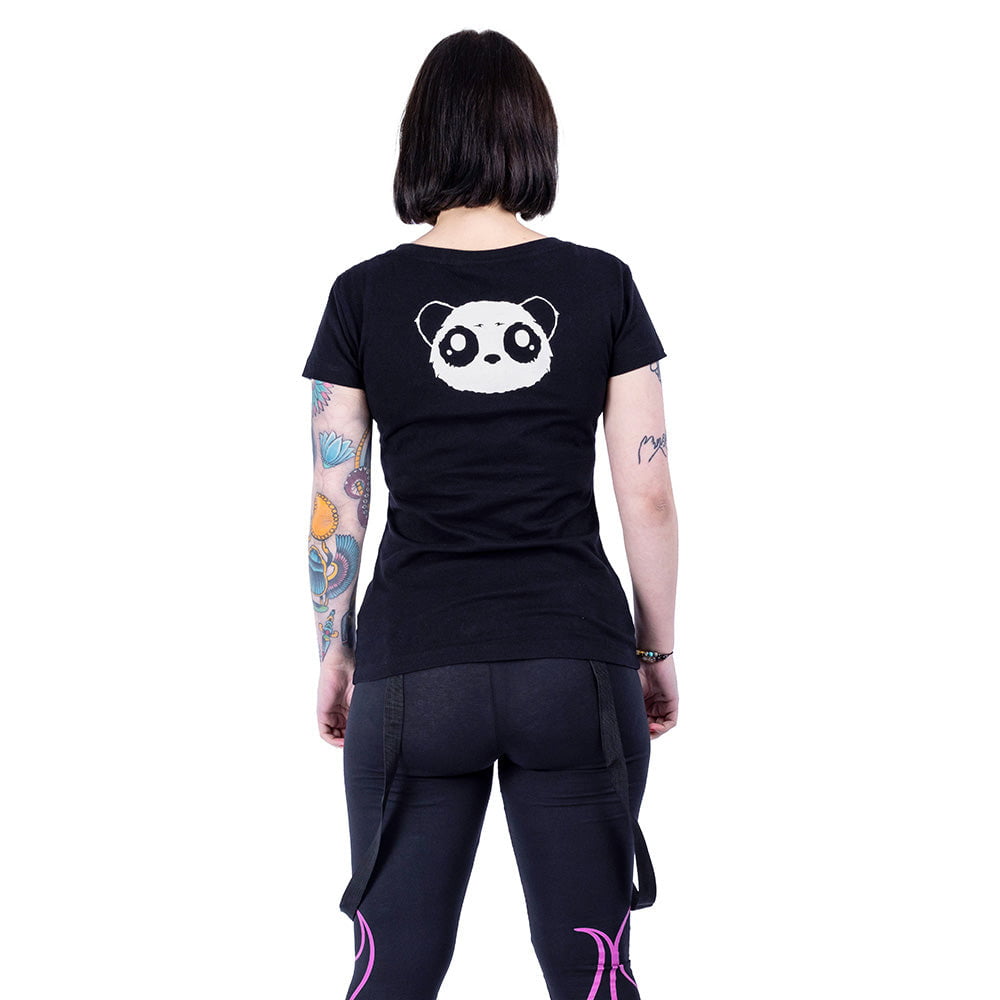 Killer Panda T-Shirt XXL Schwarz Death Metal Panda