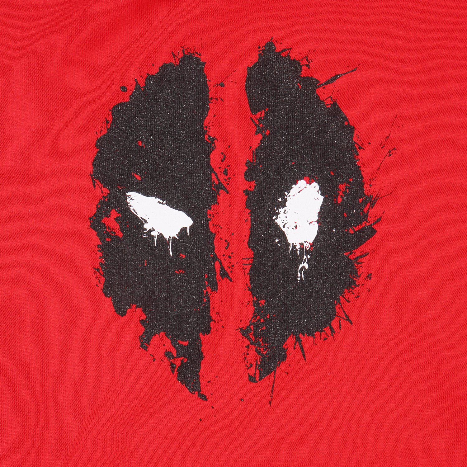 Deadpool Hoodie XXL Rot Unisex Mask Splatter