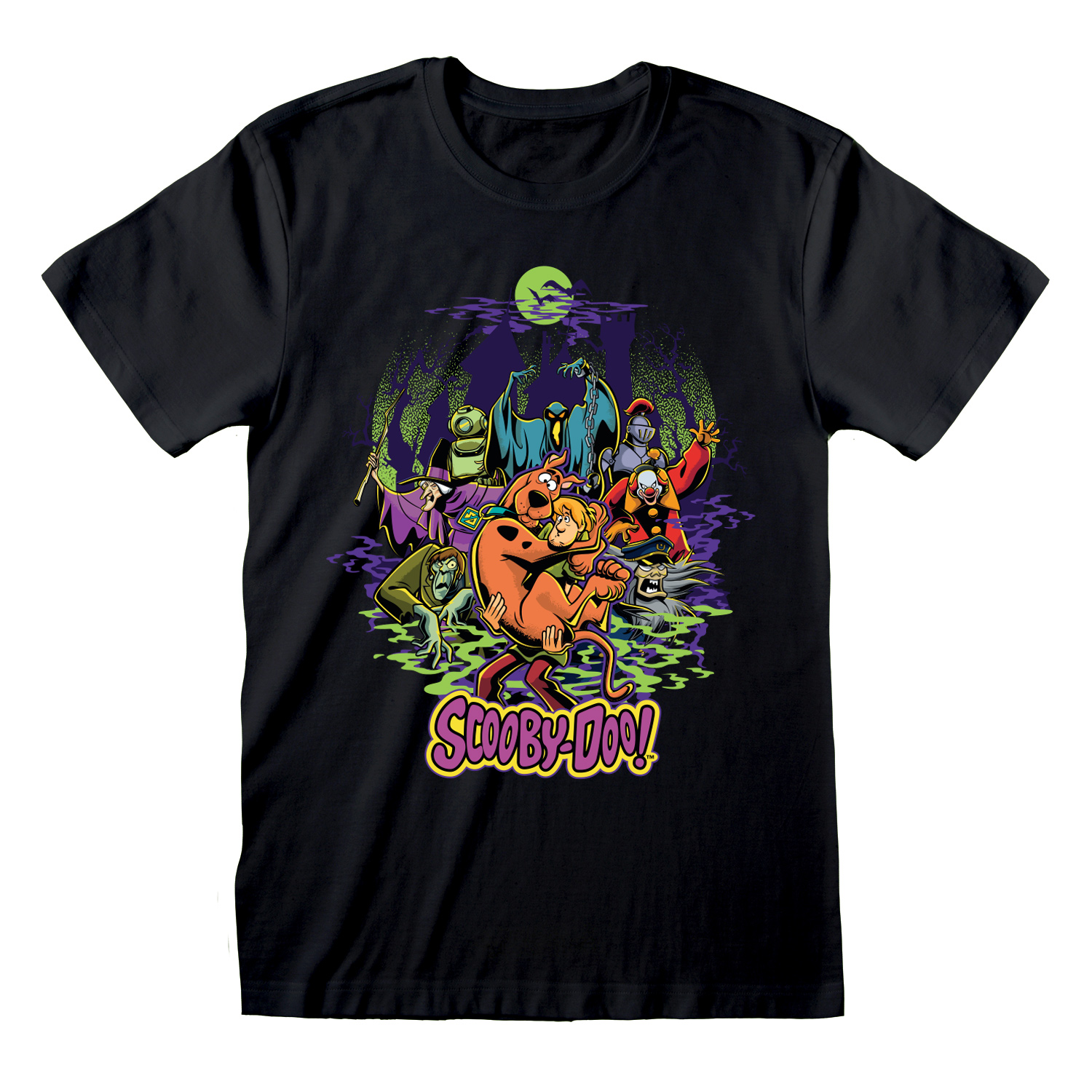 Scooby-Doo T-Shirt XL Schwarz Unisex Villains