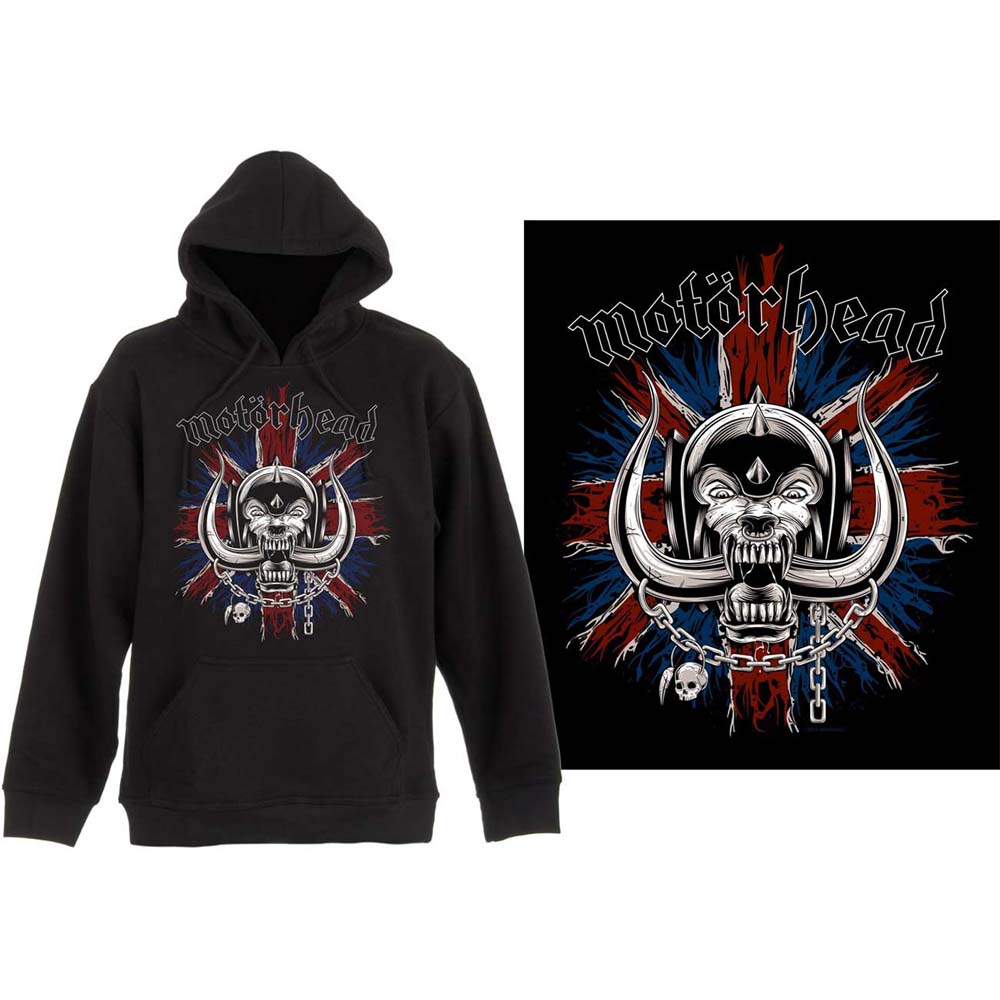 Motörhead Hoodie XXL Britisch Warpig Schwarz