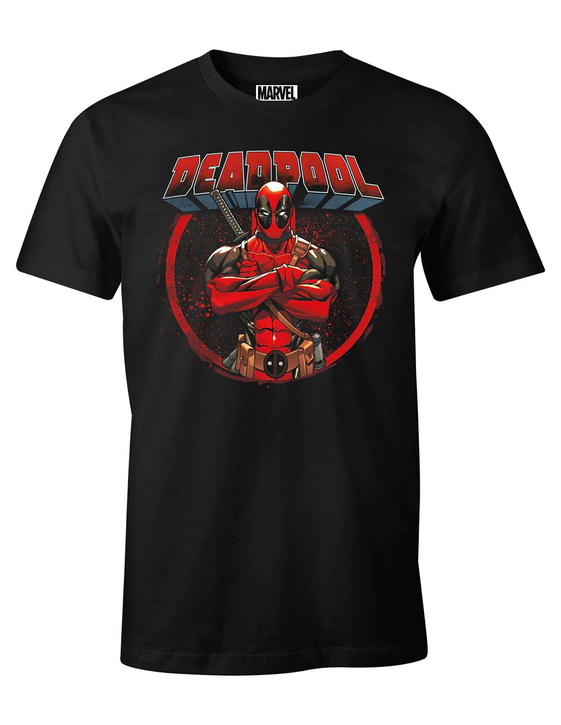 Deadpool T-Shirt XXL Schwarz Deadpool Unisex