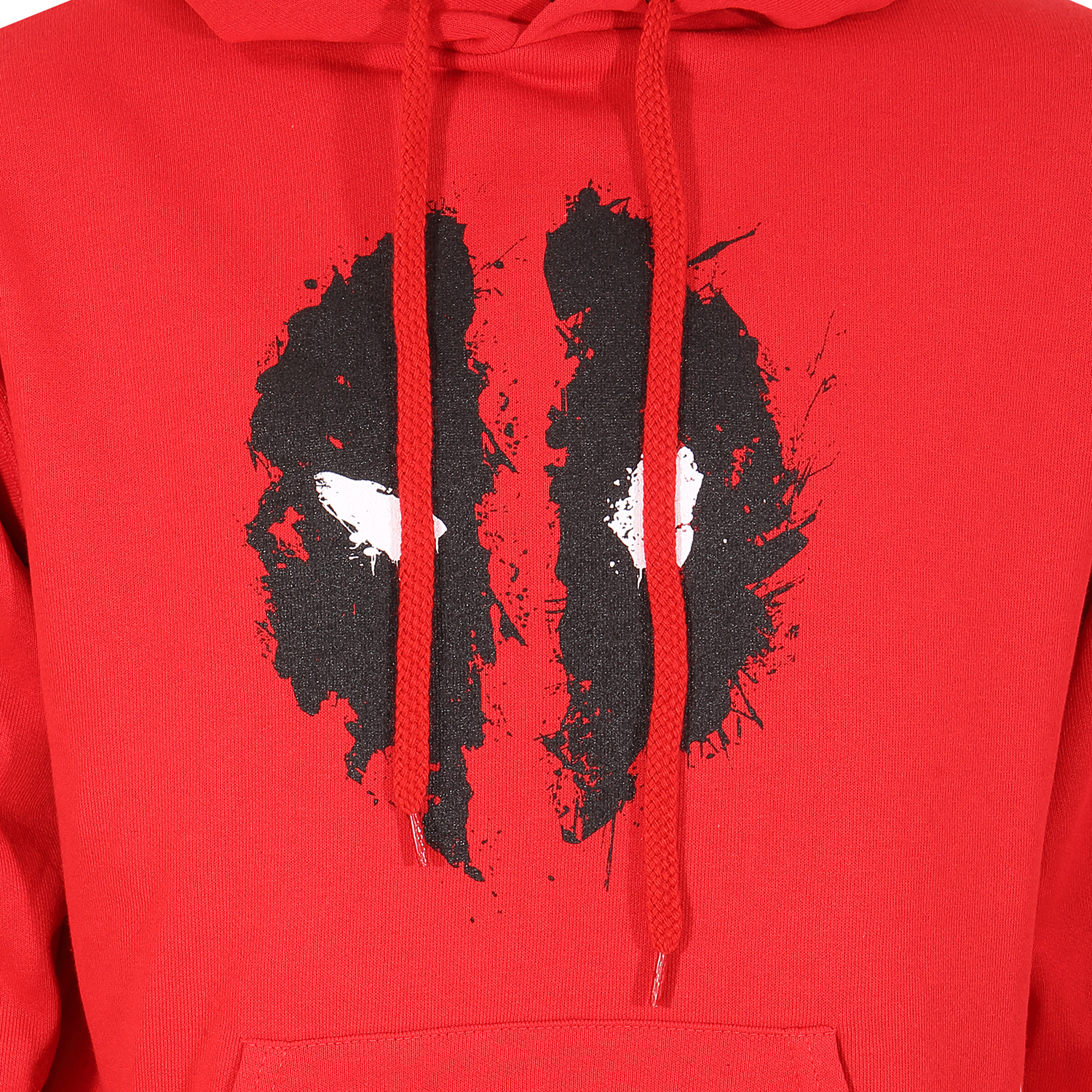 Deadpool Hoodie XXL Rot Unisex Mask Splatter
