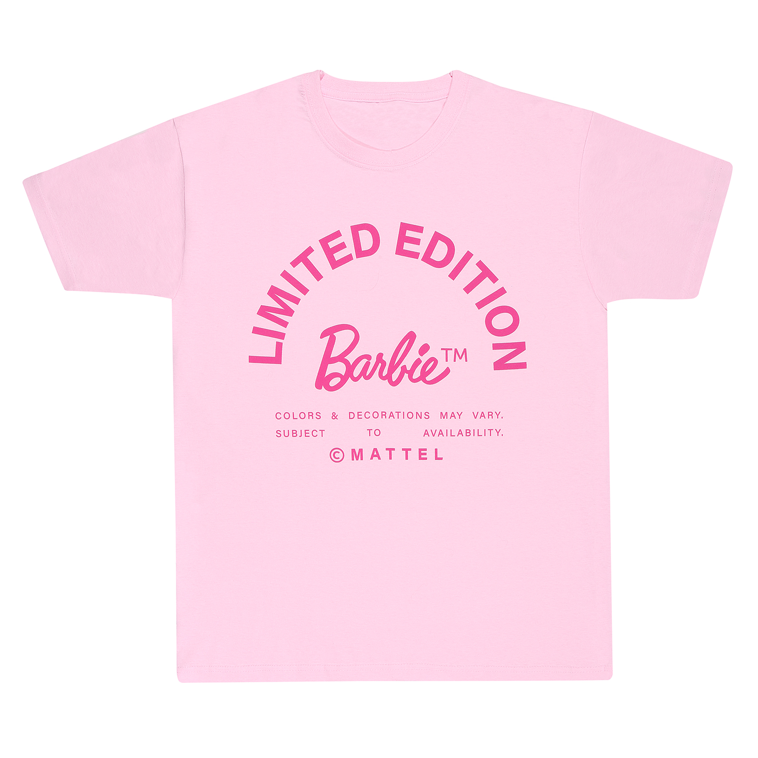 Barbie T-Shirt L Light Pink Unisex Limited Edition