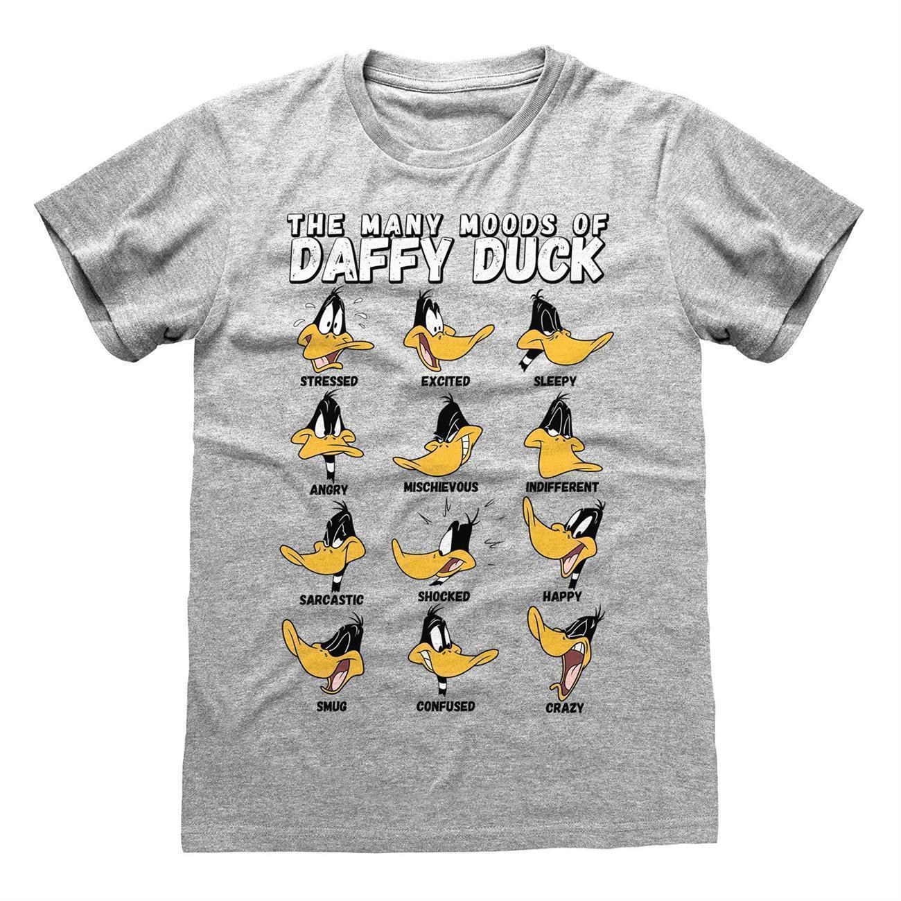 Looney Tunes T-Shirt XXL Many Moods Of Daffy
