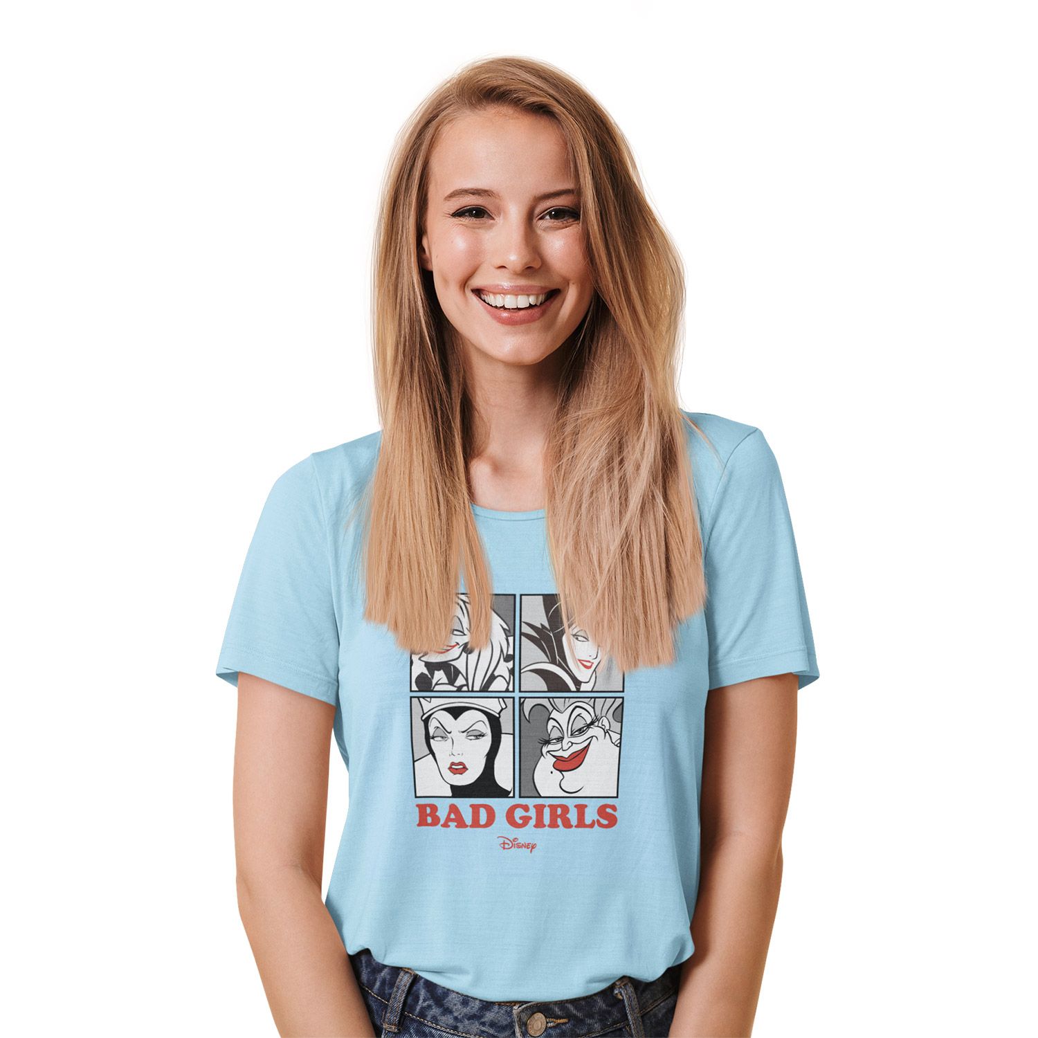 Disney Classics T-Shirt M Blau Unisex Bad Girls